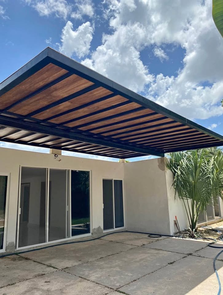 Techumbres para cocheras en Playa del Carmen