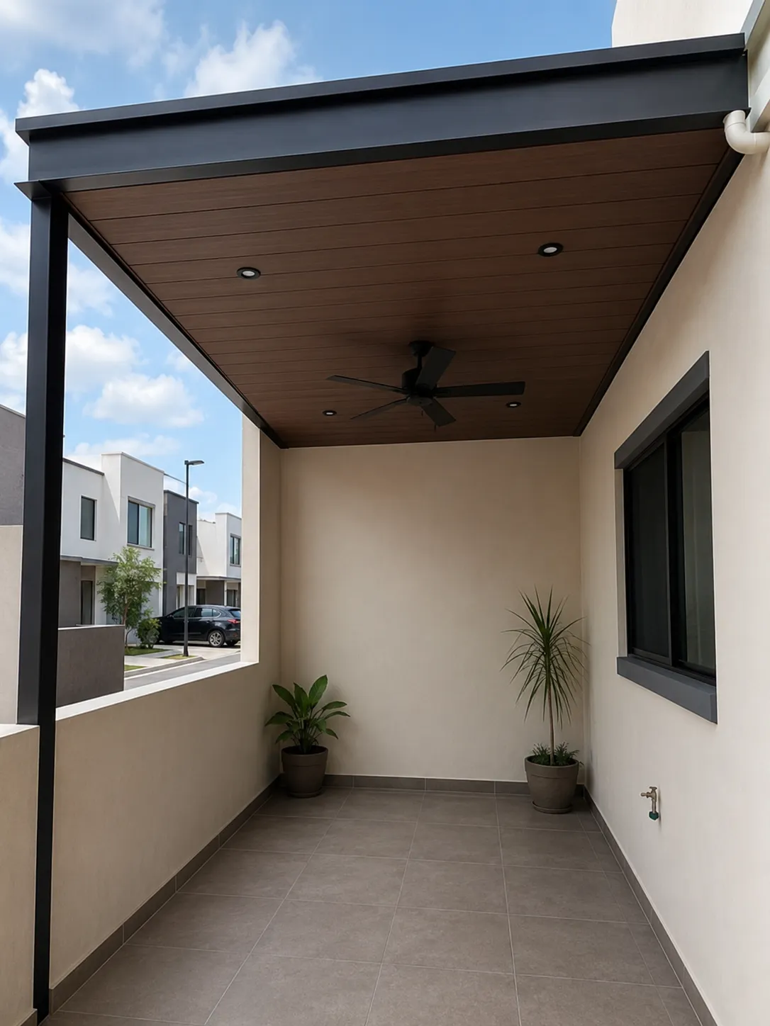 Deck sintético para negocios Playa del Carmen